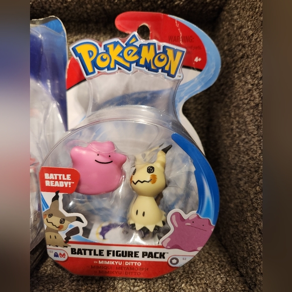 Pokemon Battle Figure Pack - Pikachu, Ditto, Cubone - Picture 6 of 7